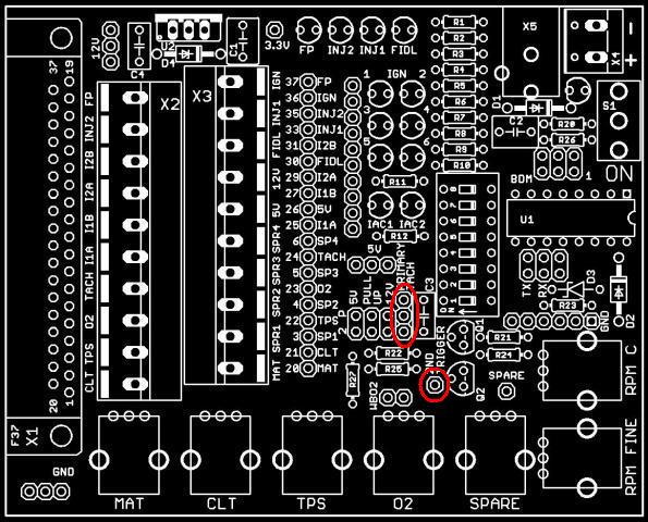 Tach Outputs Connection