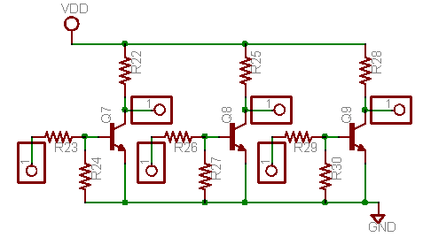 Low Current Outputs Schematic